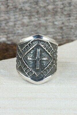 Navajo Sterling Silver Ring - Stanford Yazzie - Size 11.25