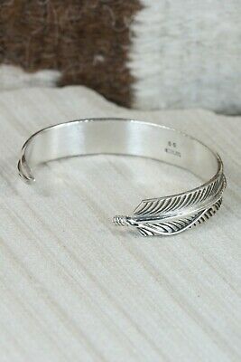 Navajo Sterling Silver Bracelet - Chris Charley