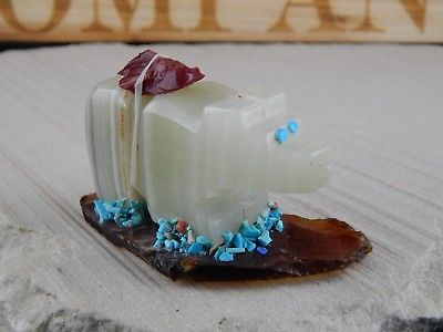Bear Zuni Fetish Carving - Roger Shebola - High Lonesome Trading