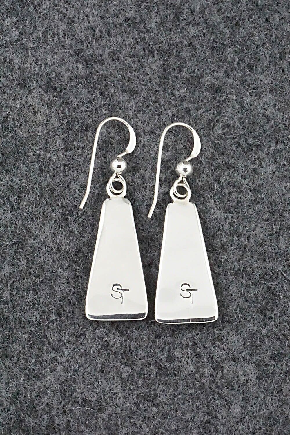 Turquoise & Sterling Silver Earrings - Stewart Tucson