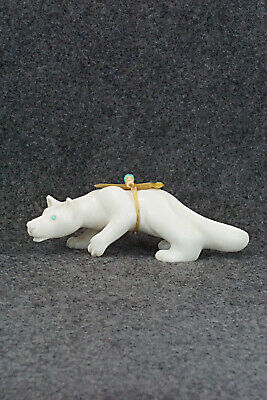 Wolf Zuni Fetish Carving - Albert Eustace