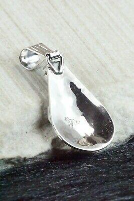 Turquoise and Sterling Silver Pendant - Henry Attakai - High Lonesome Trading