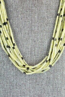 Shell, Jet & Sterling Silver Necklace - Ramona Bird