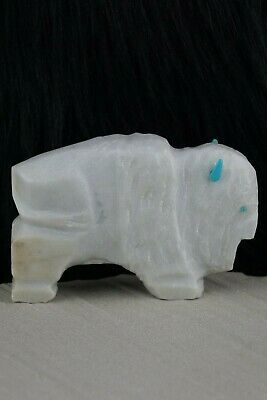 Buffalo Zuni Fetish Carving - Kevin Quam - High Lonesome Trading