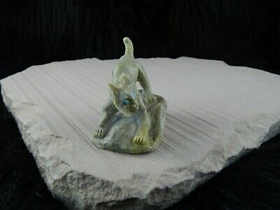 Bobcat Zuni Fetish Carving - Dan Quam - High Lonesome Trading
