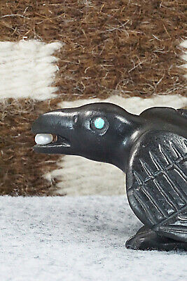Crow & Coyote (The Tricksters) Zuni Fetish Carving - Albert Eustace