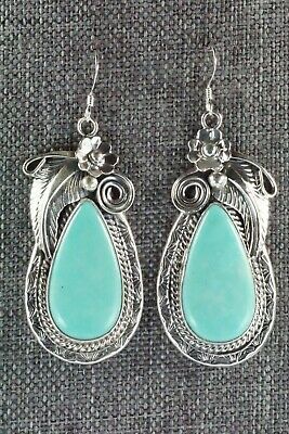Turquoise & Sterling Silver Earrings - Davey Morgan