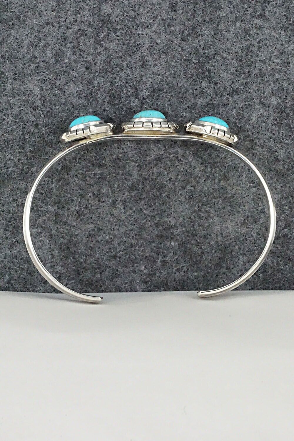 Turquoise & Sterling Silver Bracelet - Amos Begay