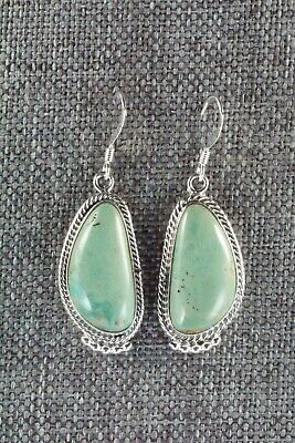 Turquoise & Sterling Silver Earrings - Lee Shorty