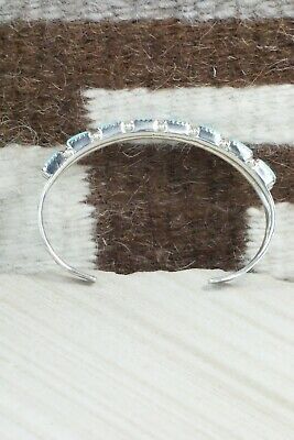 Turquoise & Sterling Silver Bracelet - Murray Hannaweeka