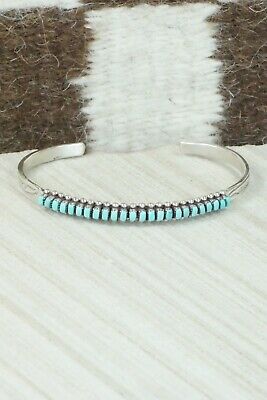Turquoise & Sterling Silver Bracelet - Irma Unkestine