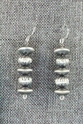 Sterling Silver Navajo Pearl Necklace & Earrings - Tonisha Haley