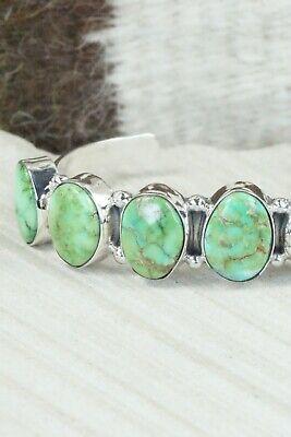 Turquoise & Sterling Silver Bracelet - Thomas Yazzie - High Lonesome Trading