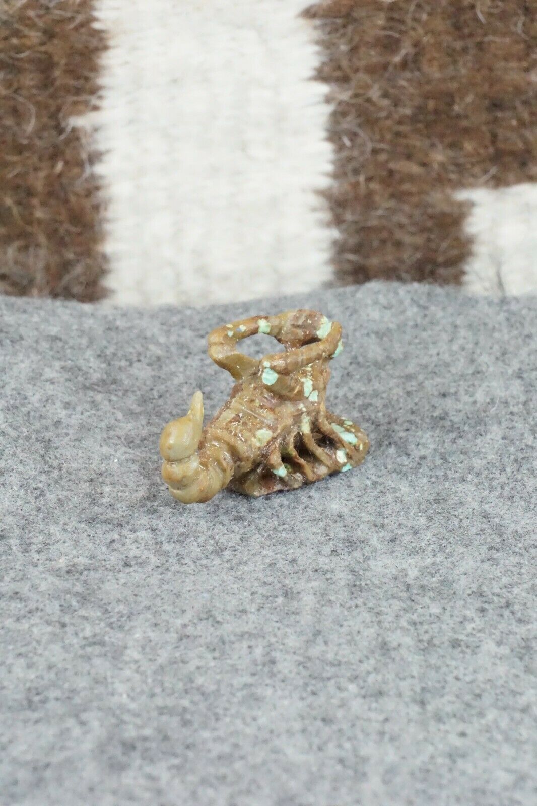 Scorpion Zuni Fetish Carving - Lewis Malie Jr.