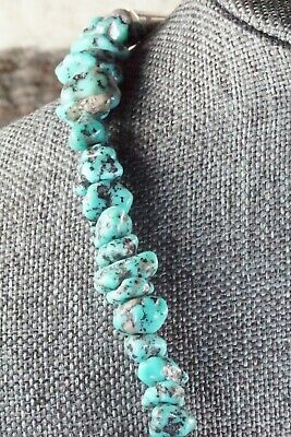 Turquoise & Sterling Silver Necklace - Louise Joe