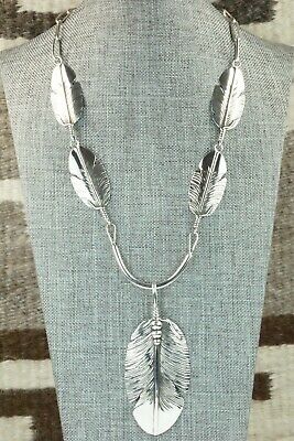 Sterling Silver Feather Necklace - Ben Begay