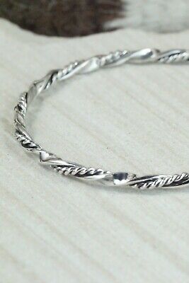 Sterling Silver Bangle - Elaine Tahe