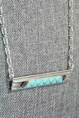 Turquoise & Sterling Silver Necklace - Laurie Kallestewa