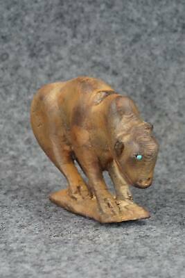 Buffalo Zuni Fetish Carving - Calvin Weeka