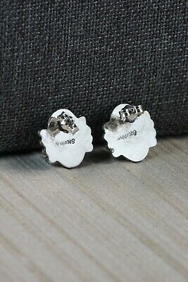 Navajo Turquoise & Sterling Silver Earrings - Jan Mariano