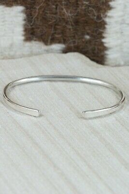 Navajo Sterling Silver Bracelet - Elaine Tahe