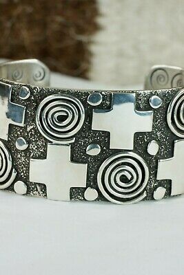 Navajo Sterling Silver Bracelet - Alex Sanchez
