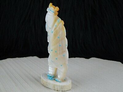 Medicine Man Zuni Fetish Carving - Caroline Peina - High Lonesome Trading