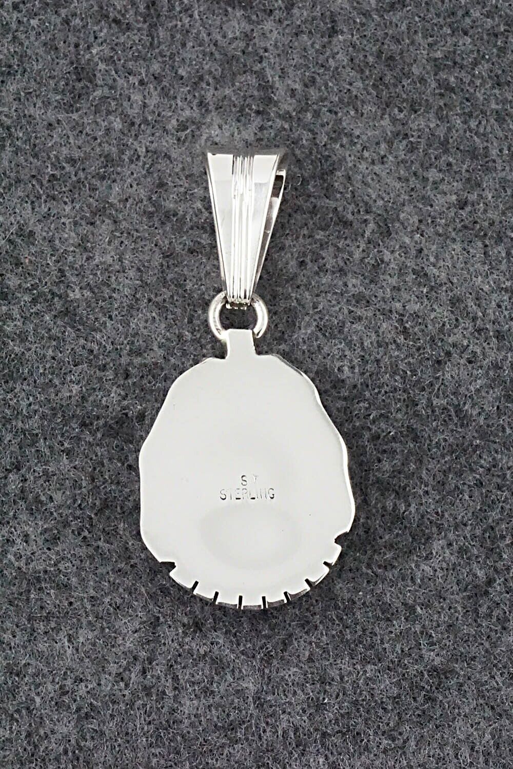 Turquoise & Sterling Silver Pendant - Samuel Yellowhair