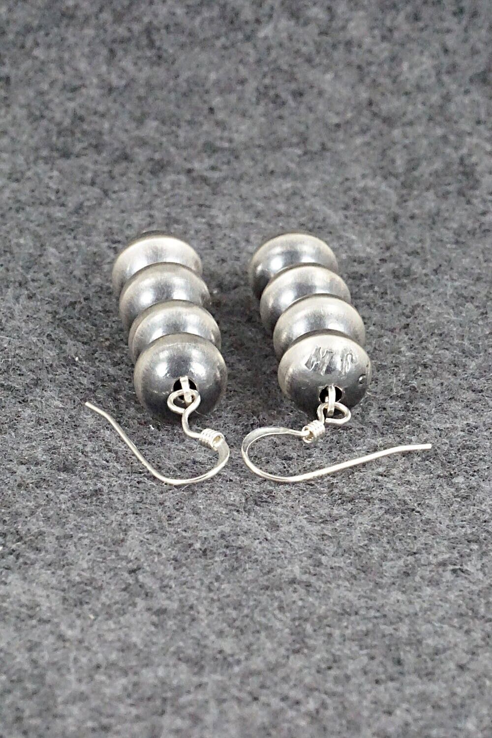 Sterling Silver Navajo Pearl Earrings - Preston Haley