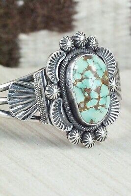 Turquoise and Sterling Silver Bracelet - Jess Martinez