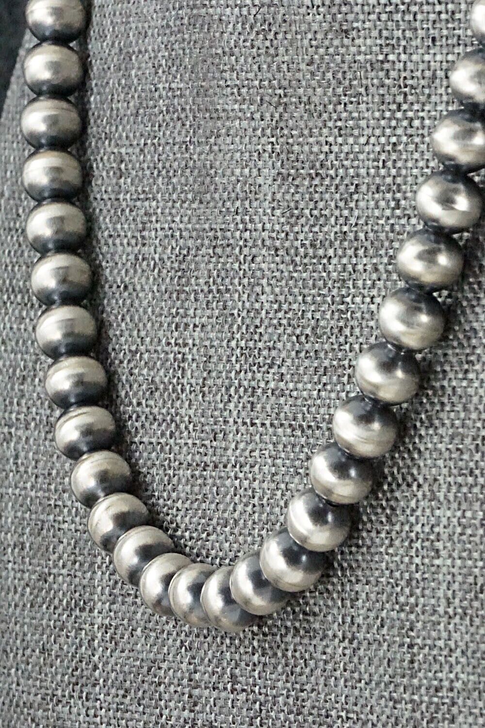 Sterling Silver Navajo Pearl Necklace - Jan Mariano