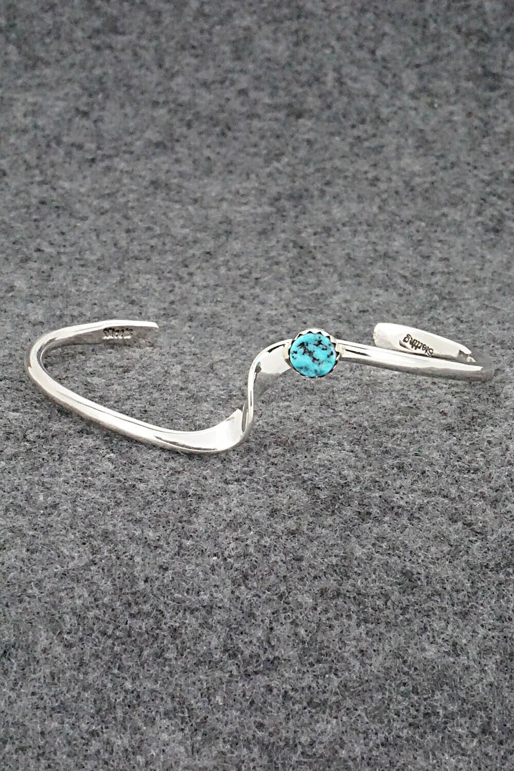 Turquoise & Sterling Silver Bracelet - Yolanda Skeets