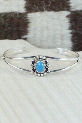 Navajo Turquoise & Sterling Silver Bracelet - Jan Mariano