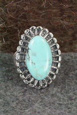 Turquoise & Sterling Silver Ring - Jimson Belin - Size 10