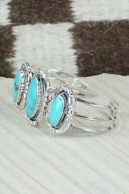 Turquoise & Sterling Silver Bracelet - Irvin Tsosie