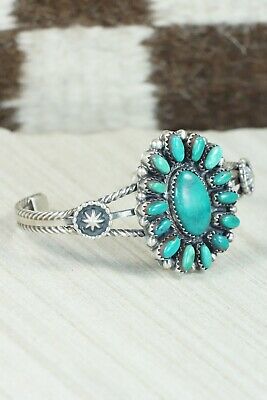 Turquoise & Sterling Silver Bracelet - Roberta Begay