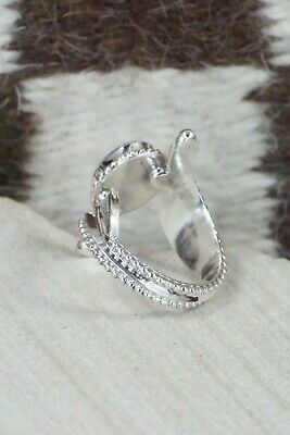 Turquoise & Sterling Silver Ring - Thomas Yazzie - Size 6.75