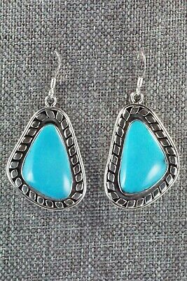 Turquoise and Sterling Silver Earrings - Sharon McCarthy