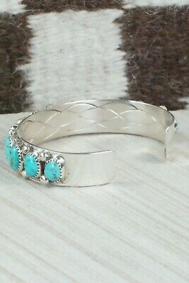 Turquoise & Sterling Silver Bracelet - Darlene Begay