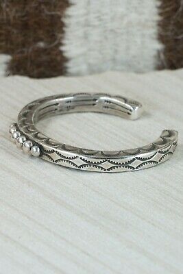 Navajo Sterling Silver Bracelet - Alex Sanchez