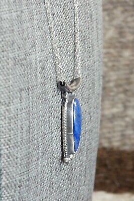 Lapis & Sterling Silver Necklace - Sharon McCarthy