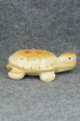 Turtle Zuni Fetish Carving - Reynold Lunasee