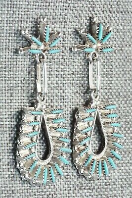 Turquoise & Sterling Silver Earrings - Rena Cachini