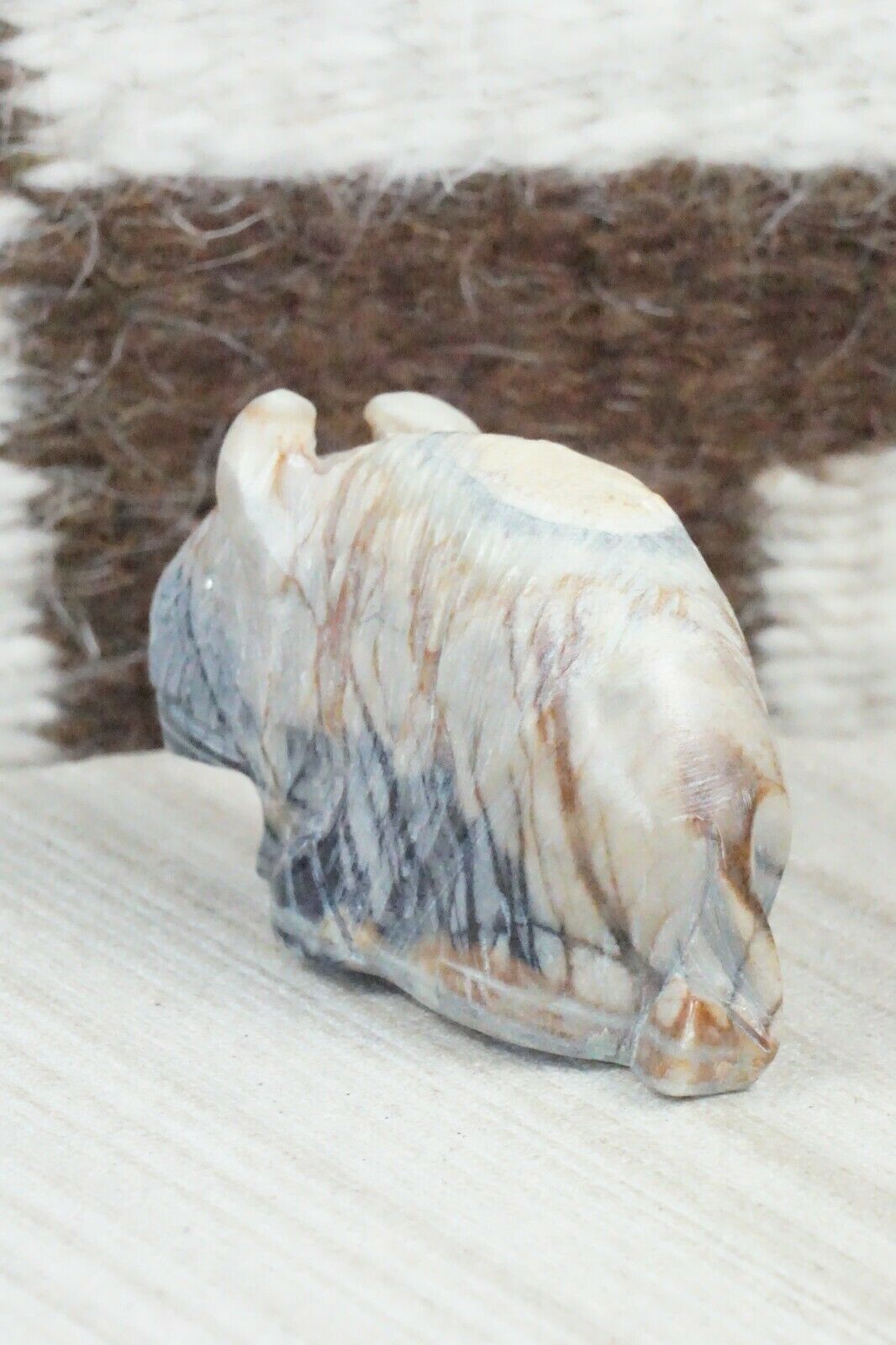 Buffalo Zuni Fetish Carving - Kenny Chavez