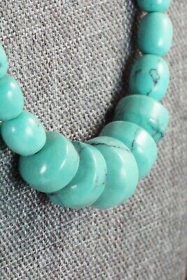 Turquoise & Sterling Silver Necklace - Louise Joe