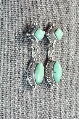 Turquoise & Sterling Silver Earrings - Bucky Belin