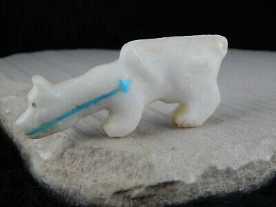 Mountain Lion Zuni Fetish Carving - Kevin Quam - High Lonesome Trading
