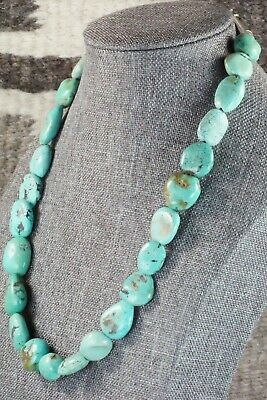Turquoise & Sterling Silver Necklace - Navajo