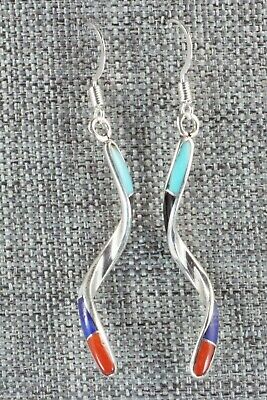 Multi Stone & Sterling Silver Earrings - Ira Johnson