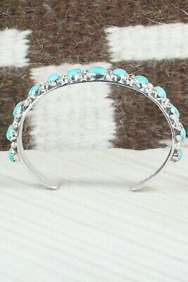 Turquoise & Sterling Silver Bracelet - Darlene Begay
